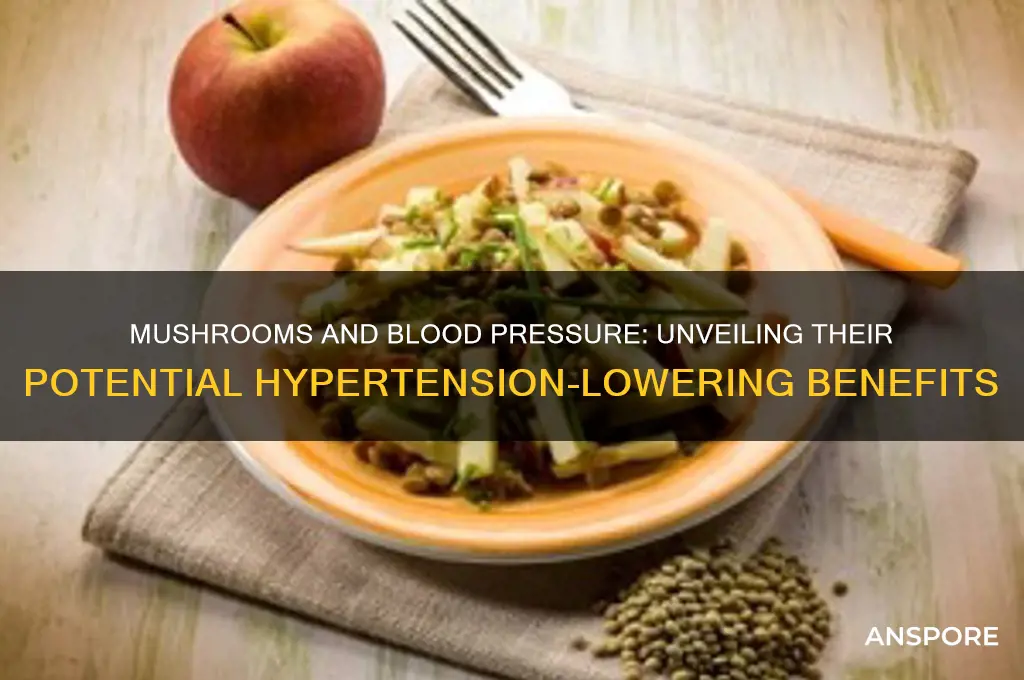 do mushrooms help lower blood pressure