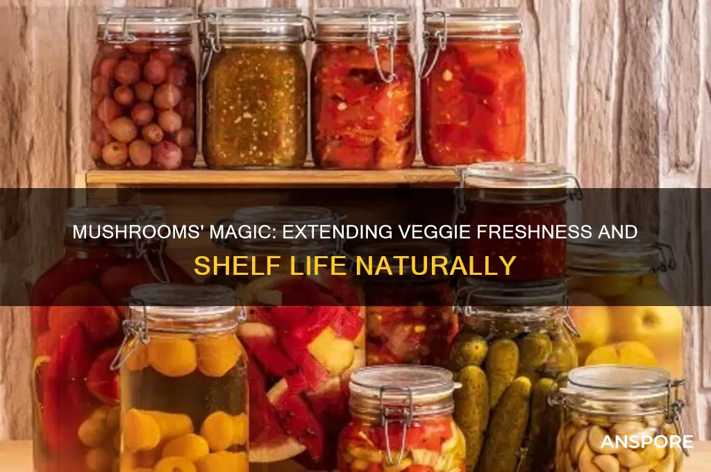 do mushrooms keeo veggies better longer