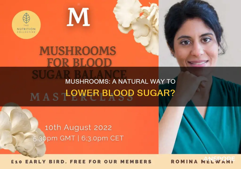 do mushrooms lower blood sugar
