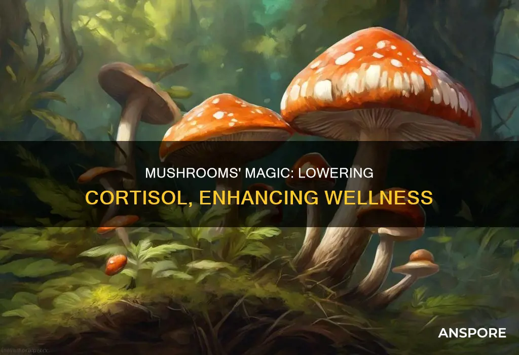 do mushrooms lower cortisol