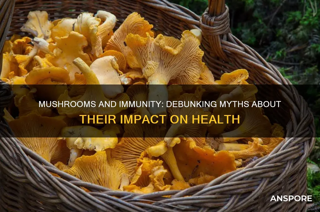do mushrooms lower your immune system