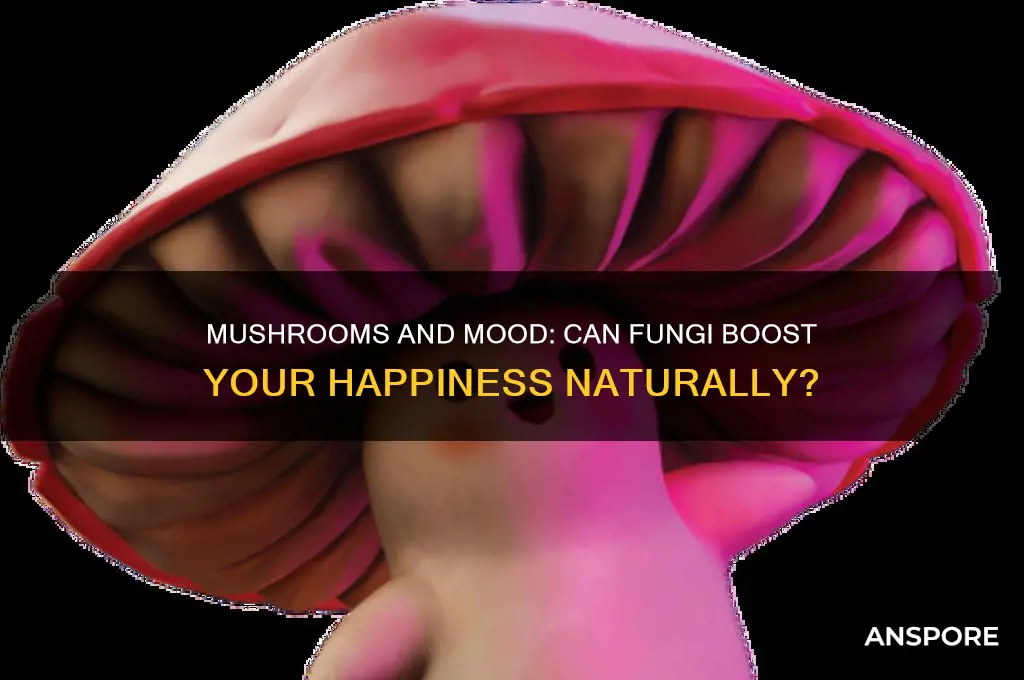 do mushrooms make you hapoier