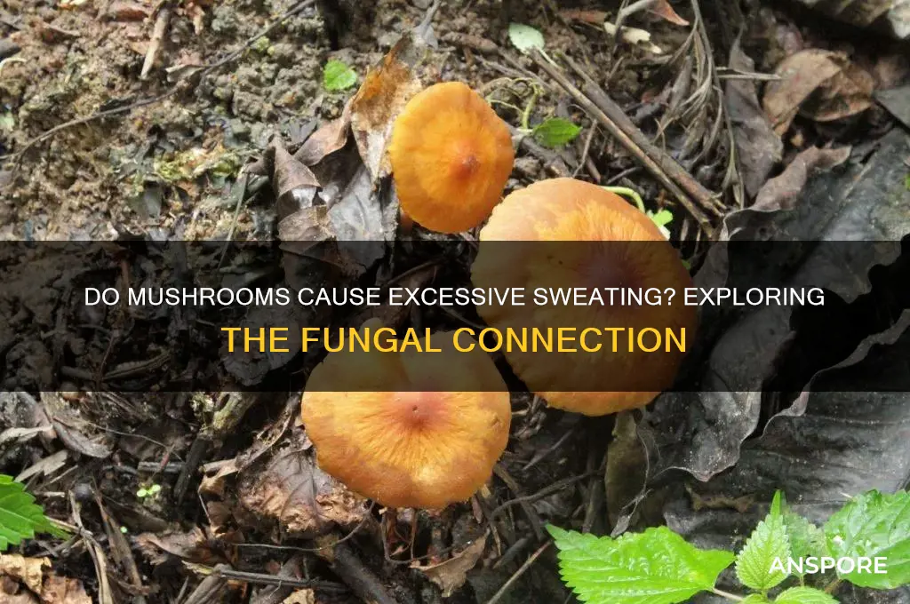 do mushrooms make you sweat