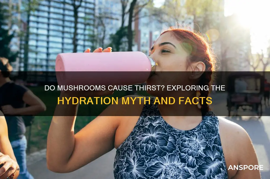 do mushrooms make you thirsty
