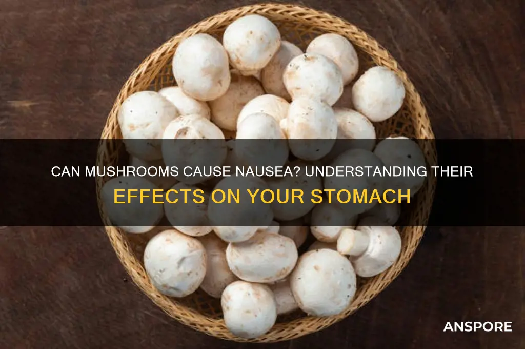 do mushrooms make you vomit