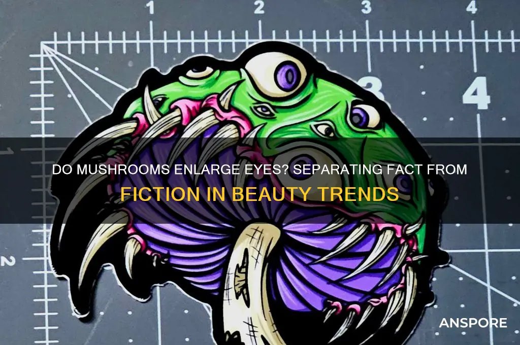 do mushrooms make your eyes big