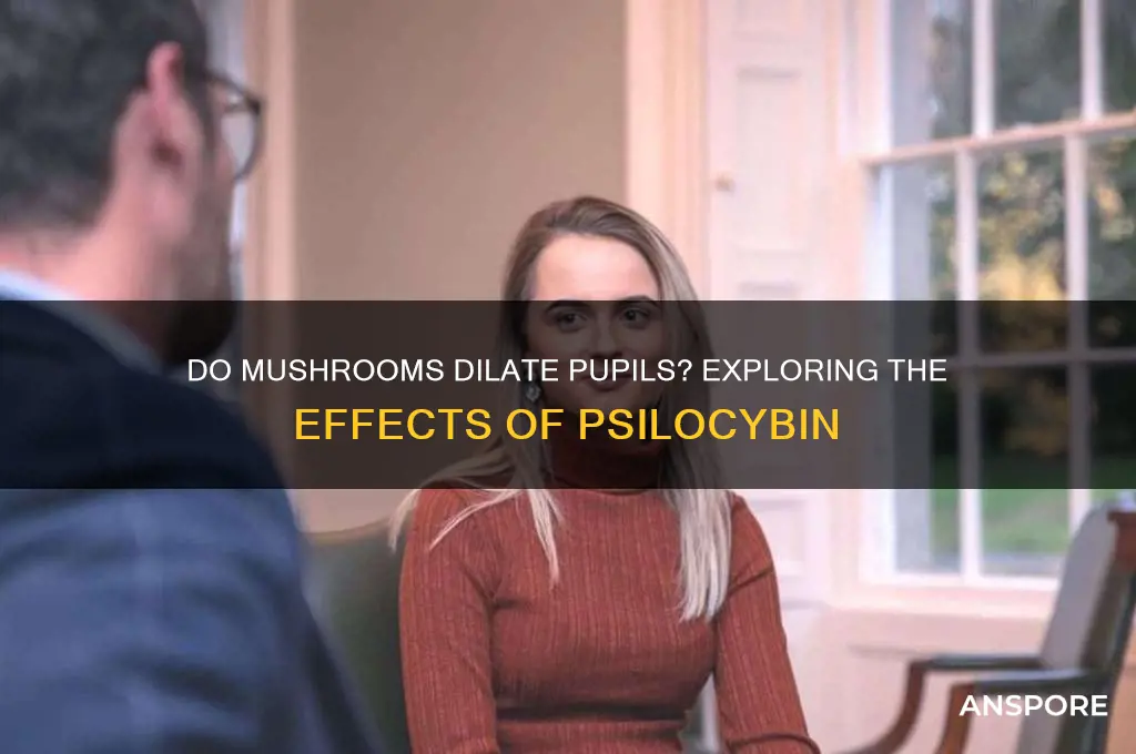 do mushrooms make your pupils dilate