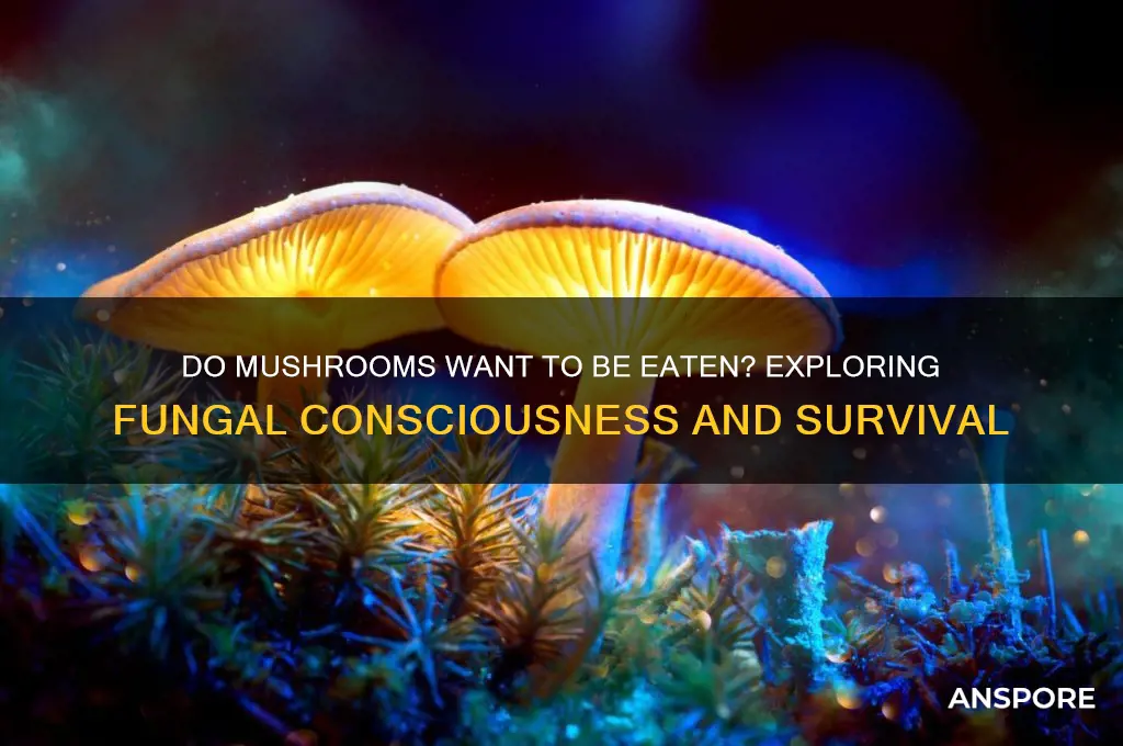 do mushrooms want to be eaten
