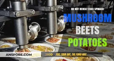Avoid Reheating Eggs, Spinach, Mushrooms, Beets, Potatoes: Stay Safe!
