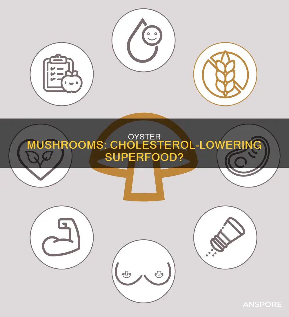 do oyster mushrooms lower cholesterol