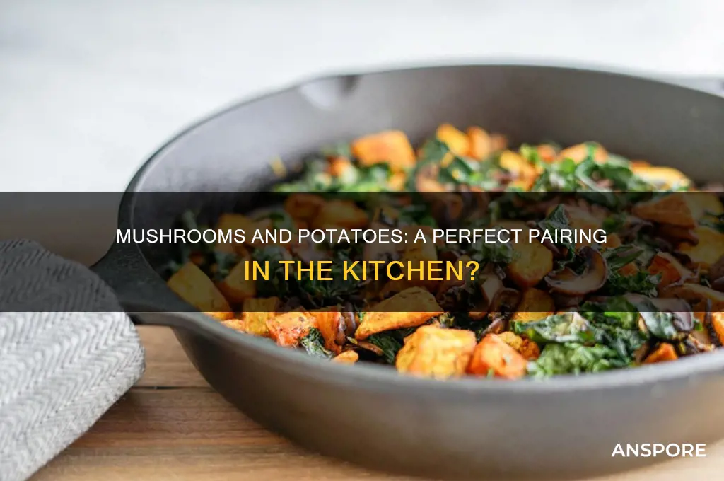 do people cook mushrooms and potatoes together