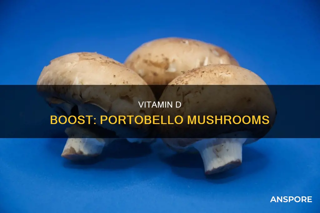 do portabello mushrooms have vit d