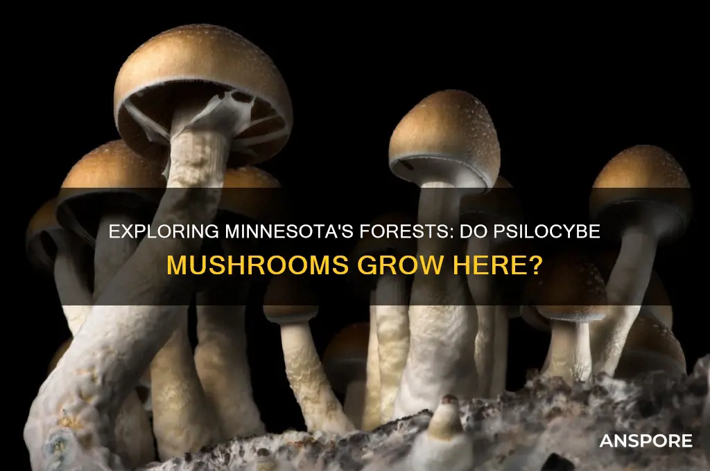 do psilocybe mushrooms grow in minnesota