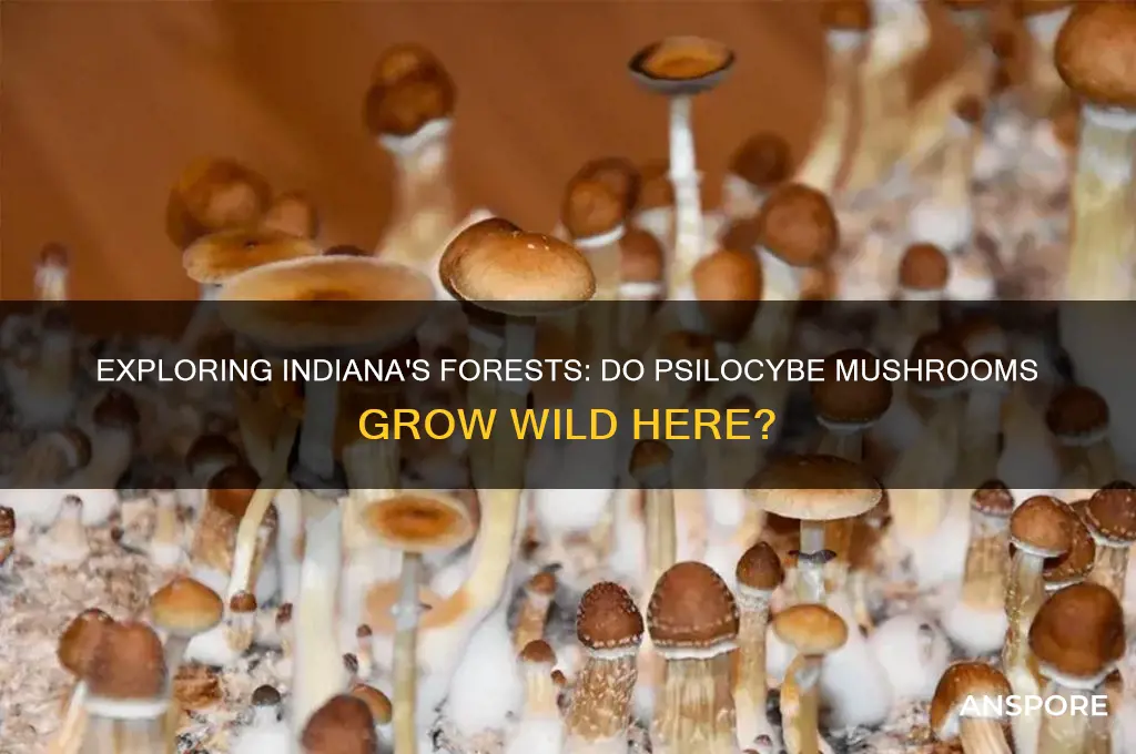 do psilocybe mushrooms grow wild in indiana