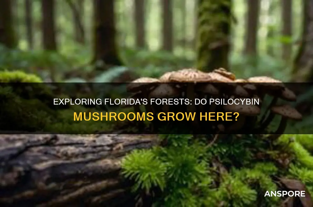 do psilocybin mushrooms grow in florida