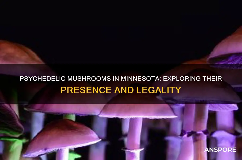 do psychedelic mushrooms grow in minnesota