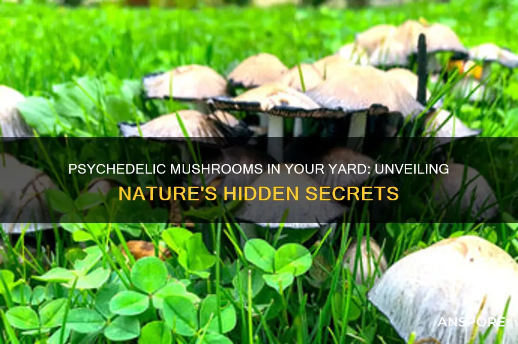 do psychedelic mushrooms grow in your yard