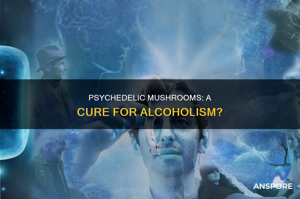 do psychedelic mushrooms help cure alcoholism