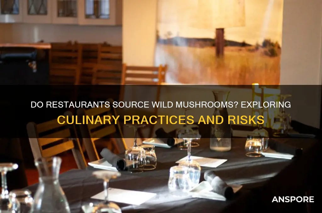 do restaurants buy wild mushrooms
