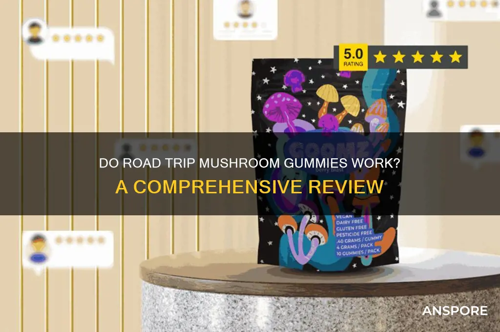 do road trip mushroom gummies work