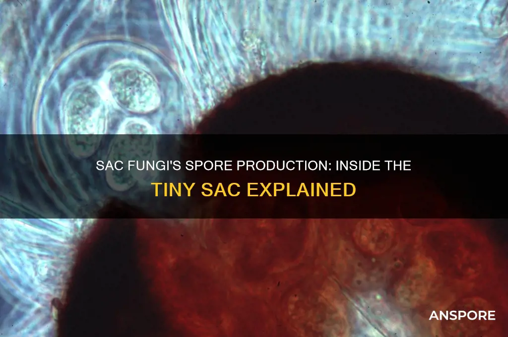 do sac fungi produce spores inside a small sac