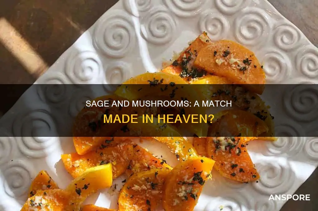 do sage and mushrooms go together