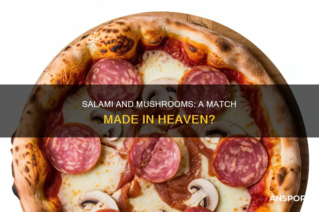 do salami and mushrooms go together
