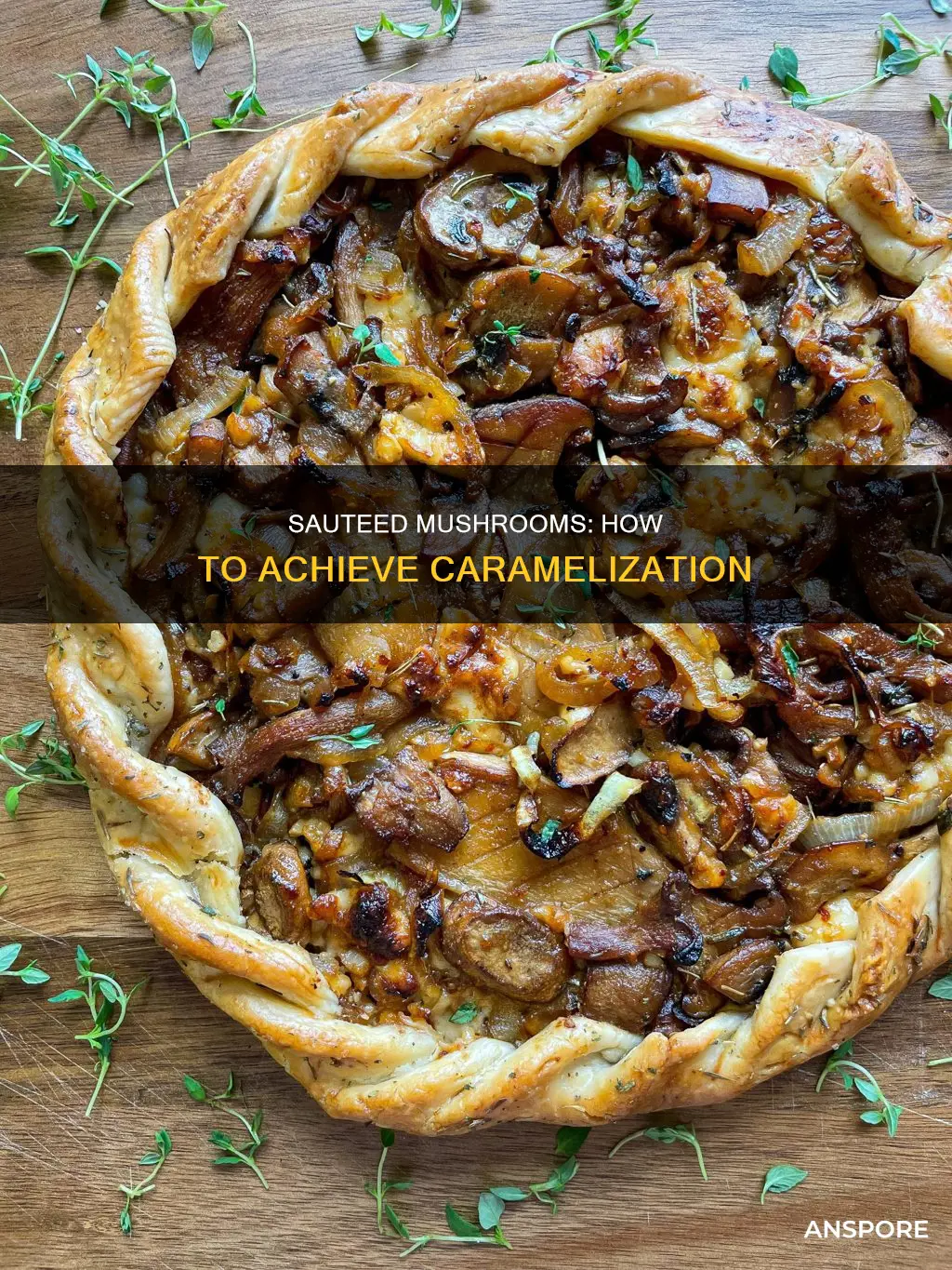 do sauteed mushrooms caramelize