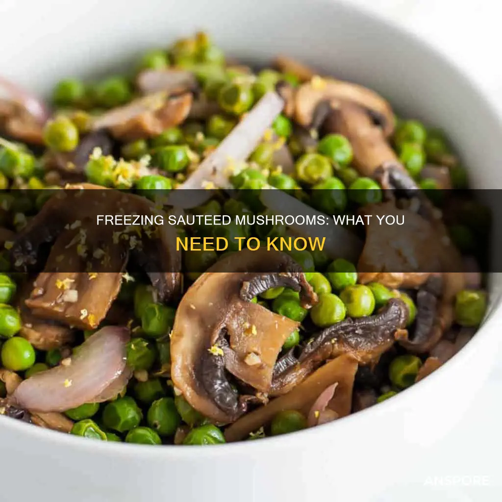 do sauteed mushrooms freeze well