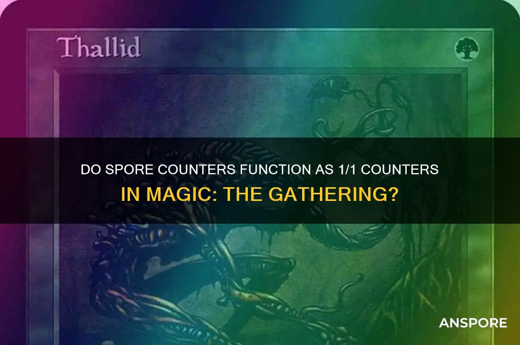 do spore counters count as 1 1 counters