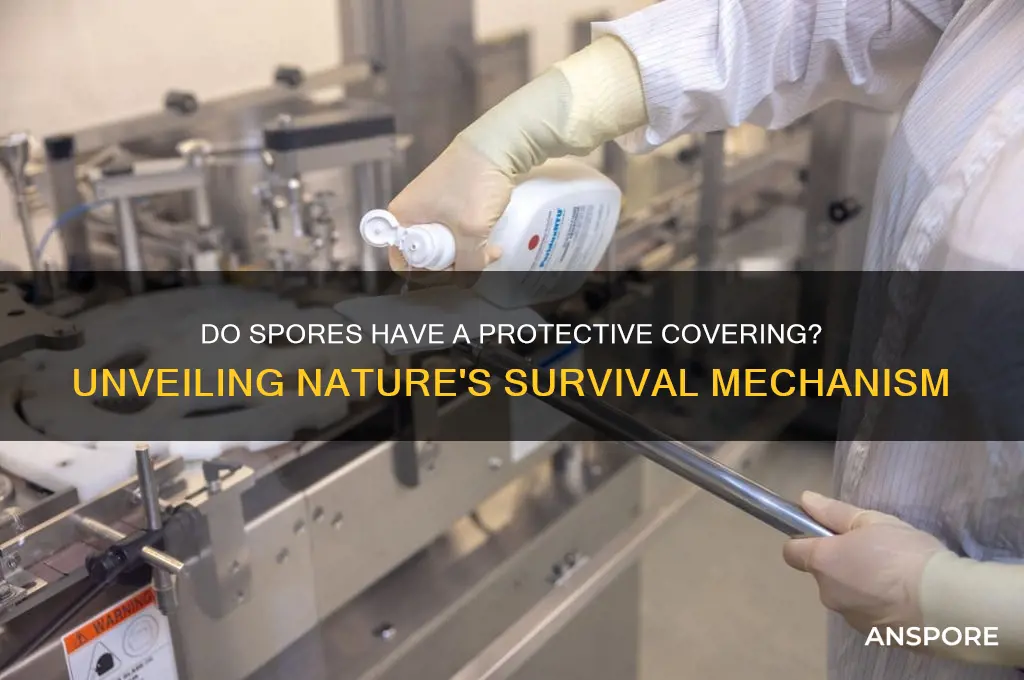 do spores have a protective covering
