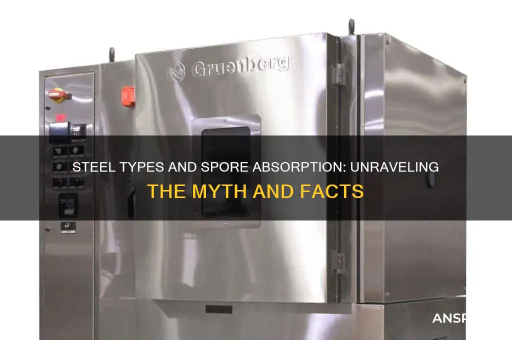 do steel types absorb spore