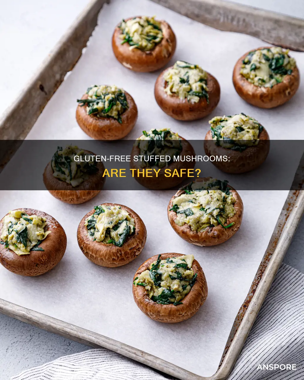 do stuffed mushrooms have gluten
