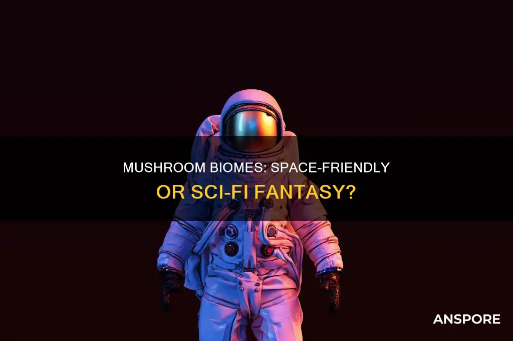 do surface mushroom biomes work in space