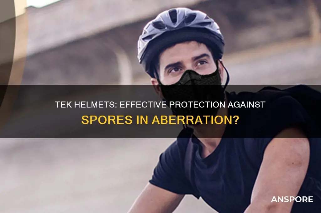 do tek helmets protect you against spores in arbberation