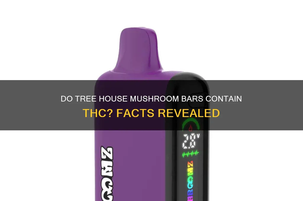 do tre house mushroom bars have thc