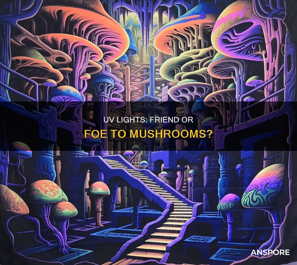 do uv lights hurt mushrooms