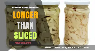 Whole vs. Sliced Mushrooms: Which Lasts Longer in Storage?