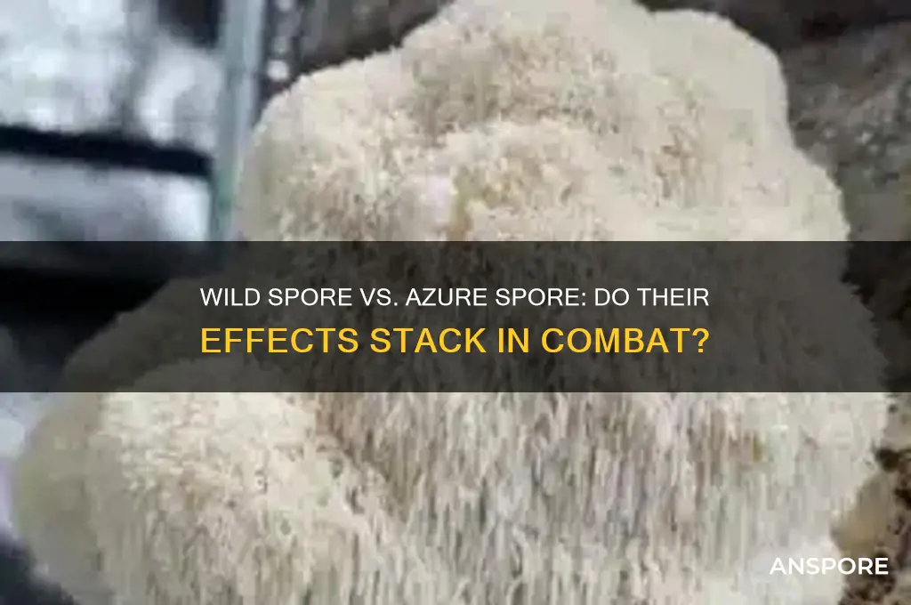 do wild spore and azure spore stack