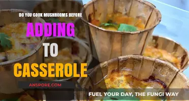 Should You Pre-Cook Mushrooms Before Adding Them to Casseroles?