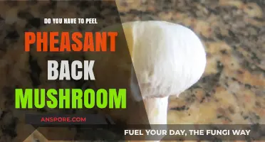 Should You Peel Pheasant Back Mushrooms?