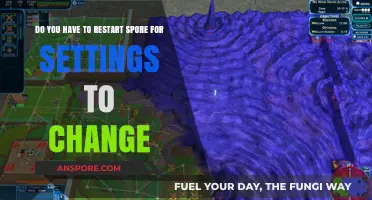Restarting Spore: Essential for Settings Changes or Not?