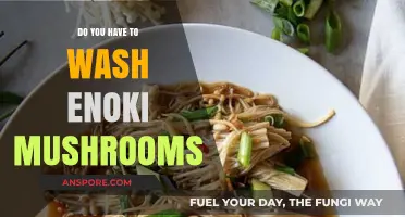 Washing Enoki Mushrooms: Necessary or Not?