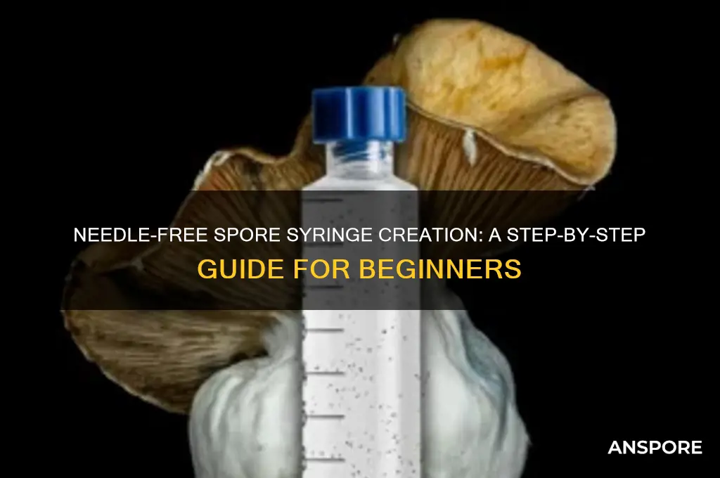 do you need a needle when making a spore syringe