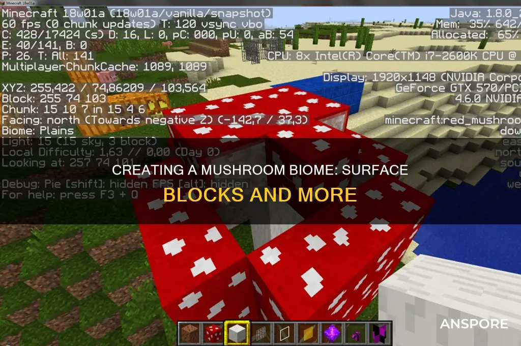 do you need surface mushroom blocks for the biome