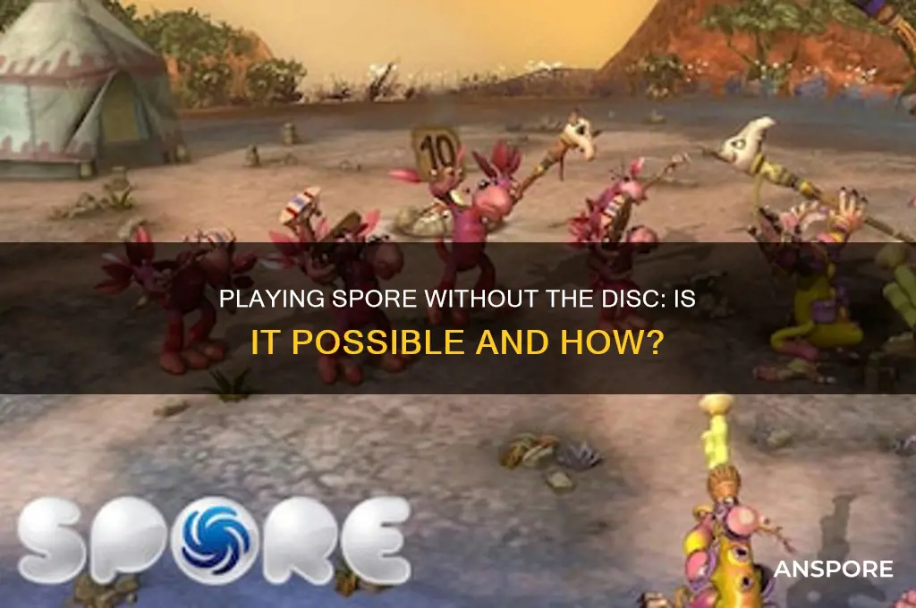 do you need the disc to play spore
