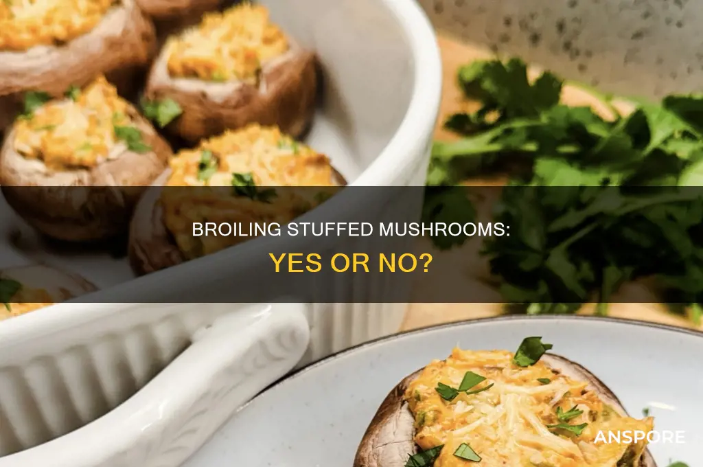 do you need to broil stuffed mushrooms