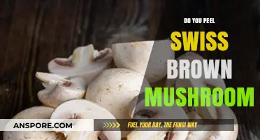 Should You Peel Swiss Brown Mushrooms?
