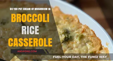 A Hearty Broccoli Rice Casserole: Cream of Mushroom?