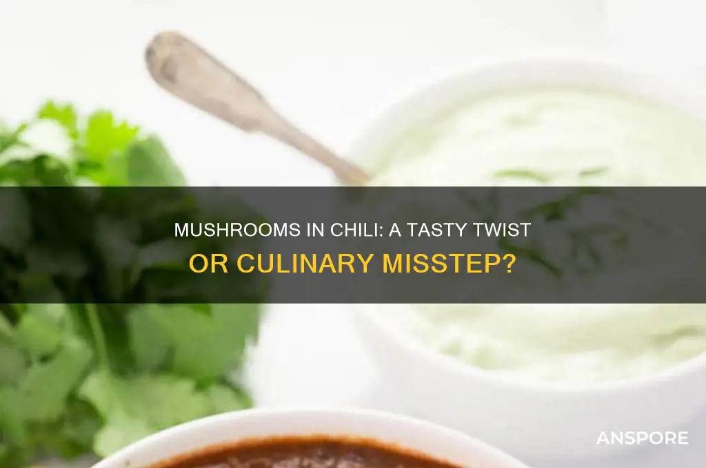 do you put mushrooms in chili